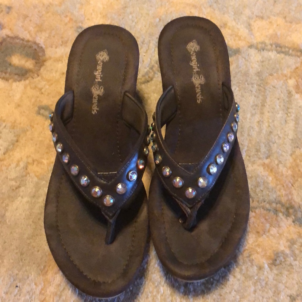 Cowgirl jewels wedge